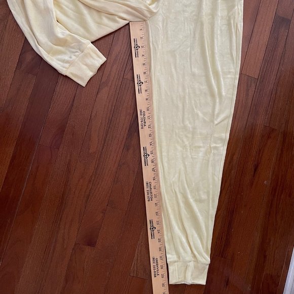 New Generation Love Yellow Velour Emery Jumpsuit Size XL Extra Large - Picture 4 of 12